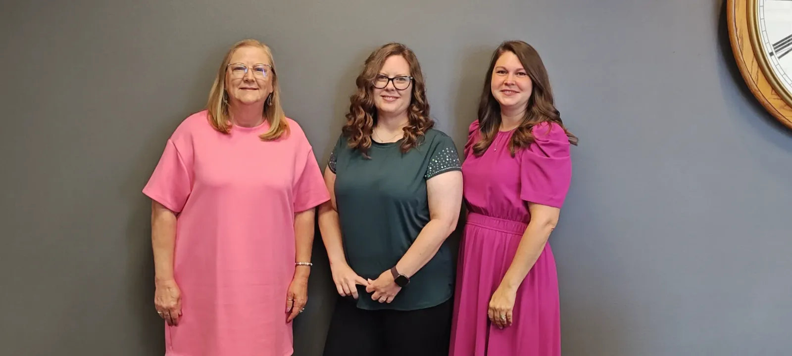 The BPS Fiber customer service team in the Bernie office
